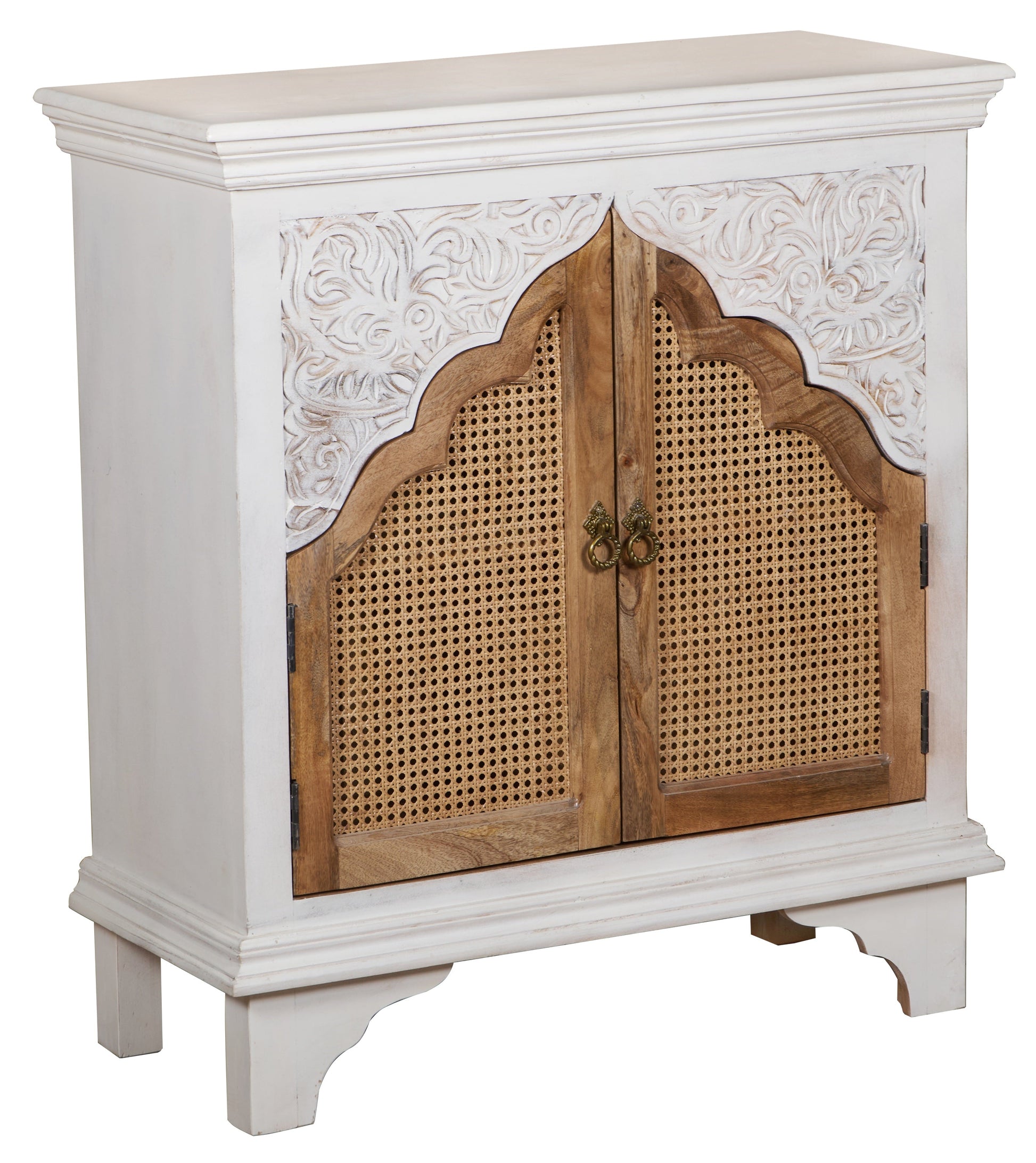 Isabelle Carved Wooden Cabinet