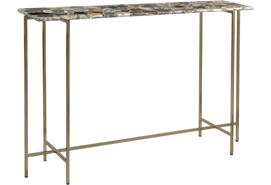 Claire Console Table with Agate Top