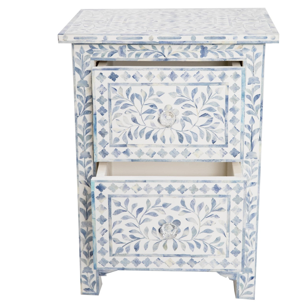 Dove Bone Inlay Bedside