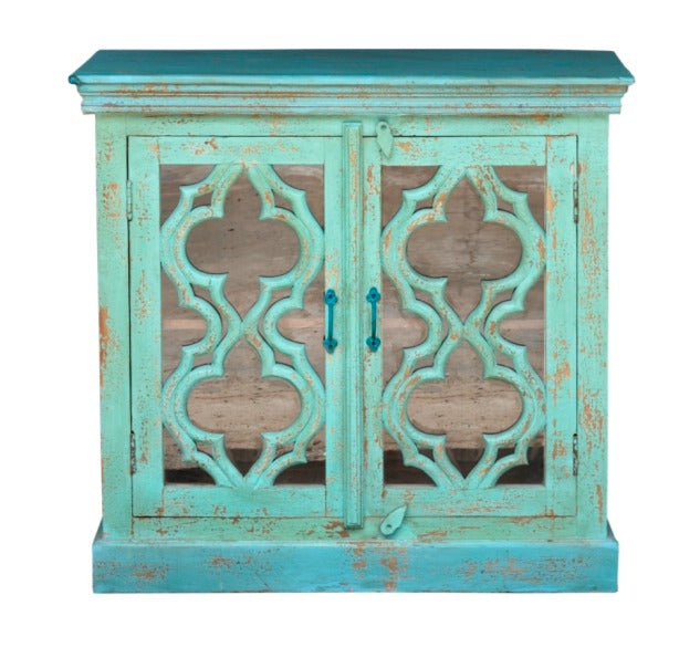 Gracie Carved Wooden Cabinet