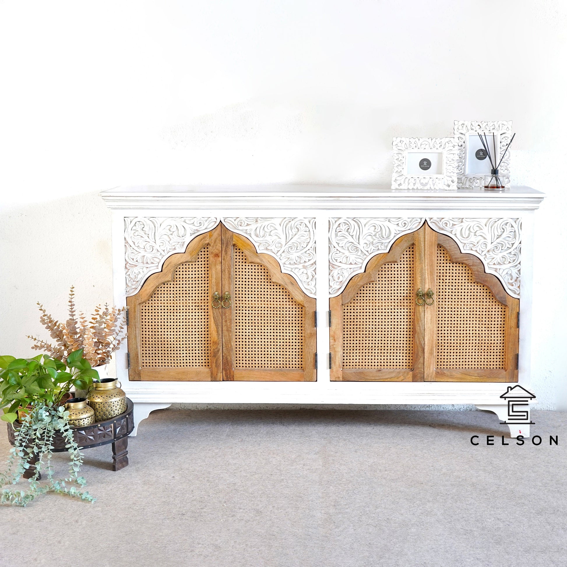 Isabelle Rattan Storage Buffet