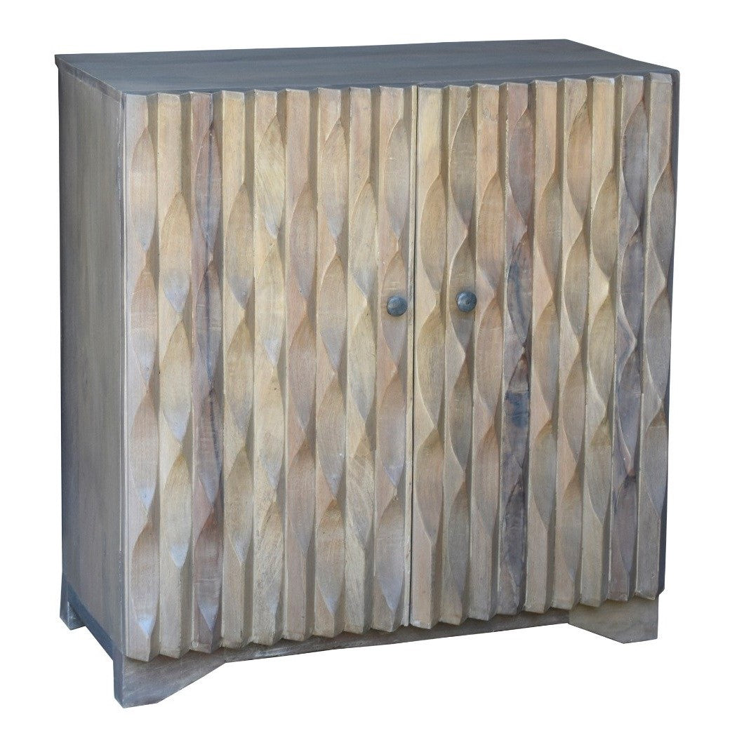 Bence Wooden Carved Cabinet