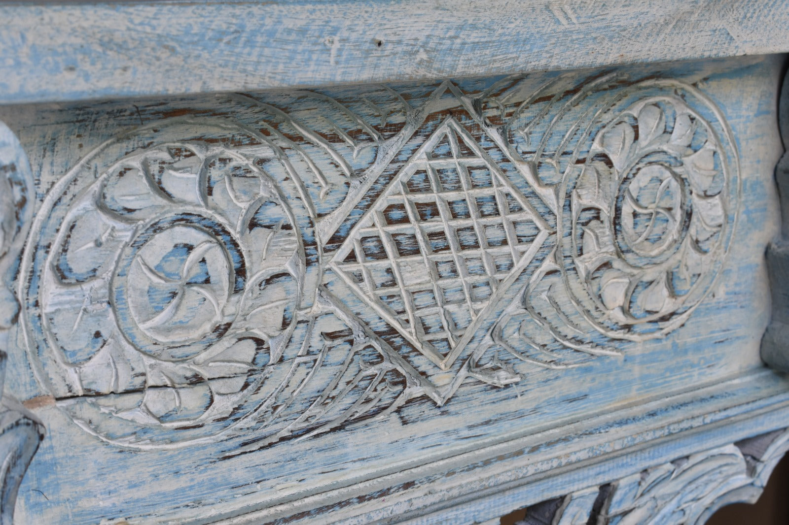 Kah Lai Hand Carved Wooden Console Table