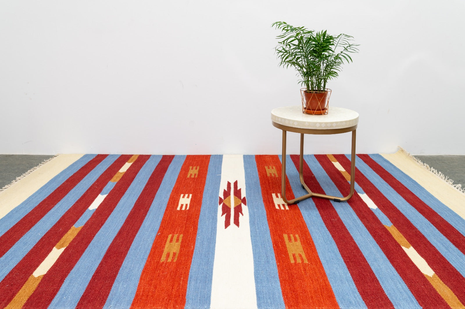 Devar Handmade Woolen Multi Color Carpet