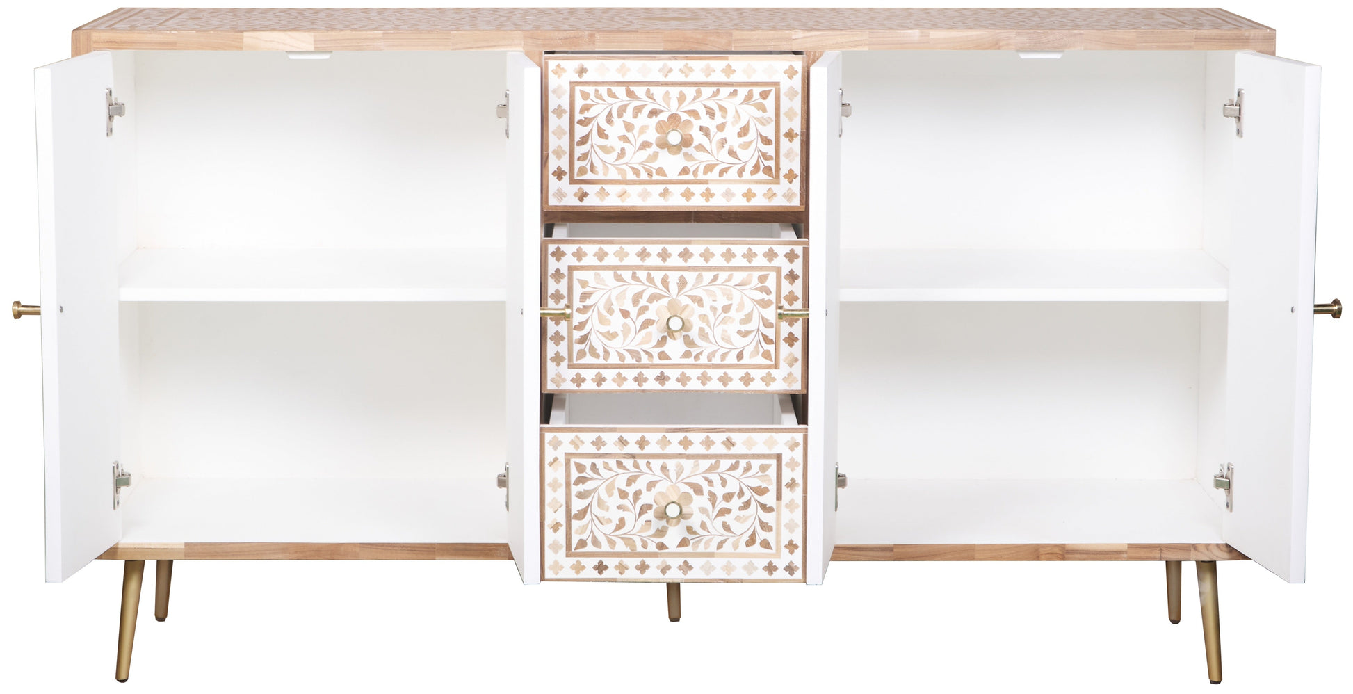 Ummaro Handcarved Wooden Sideboard