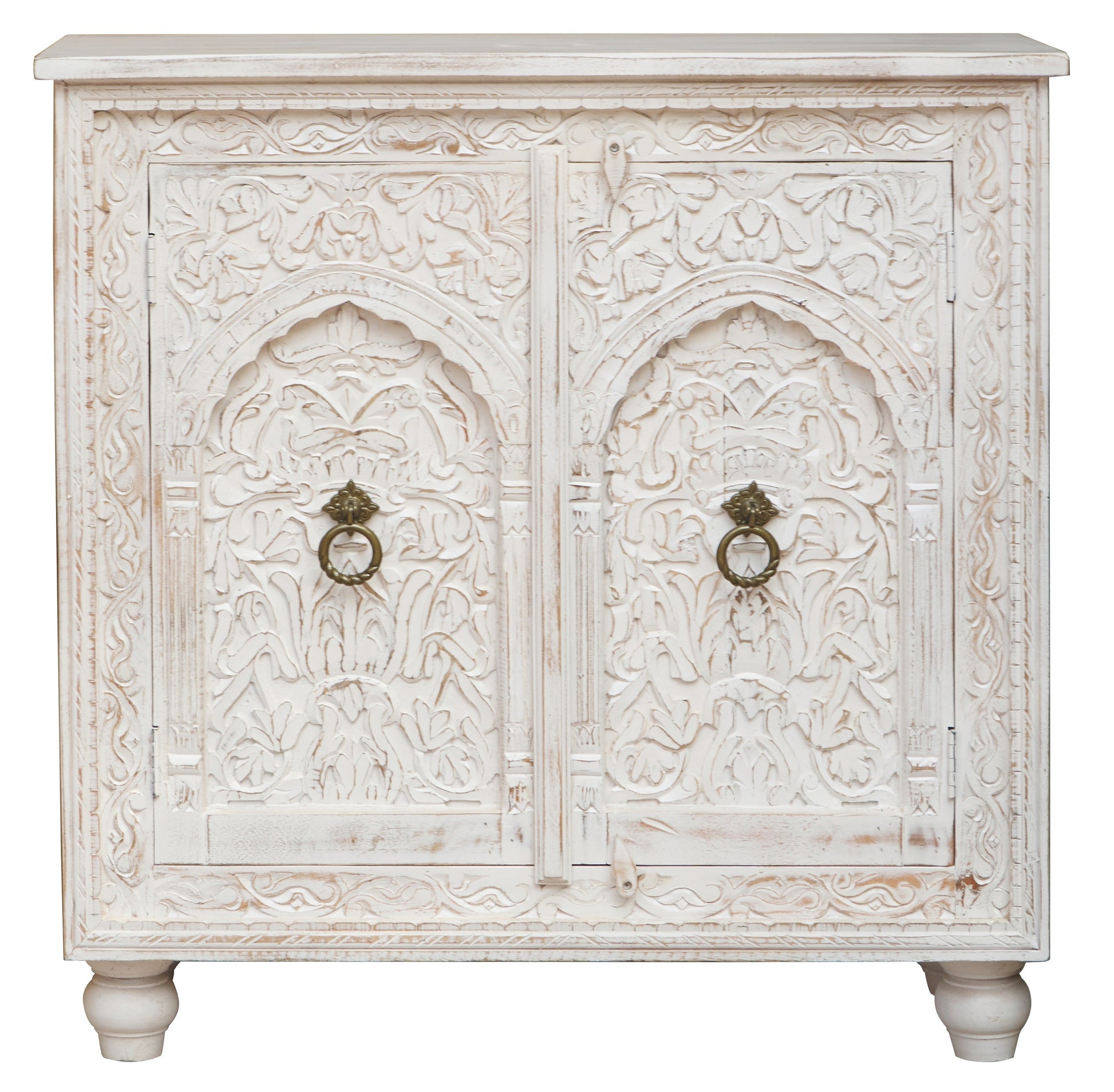 Robin Carved Wooden Cabinet