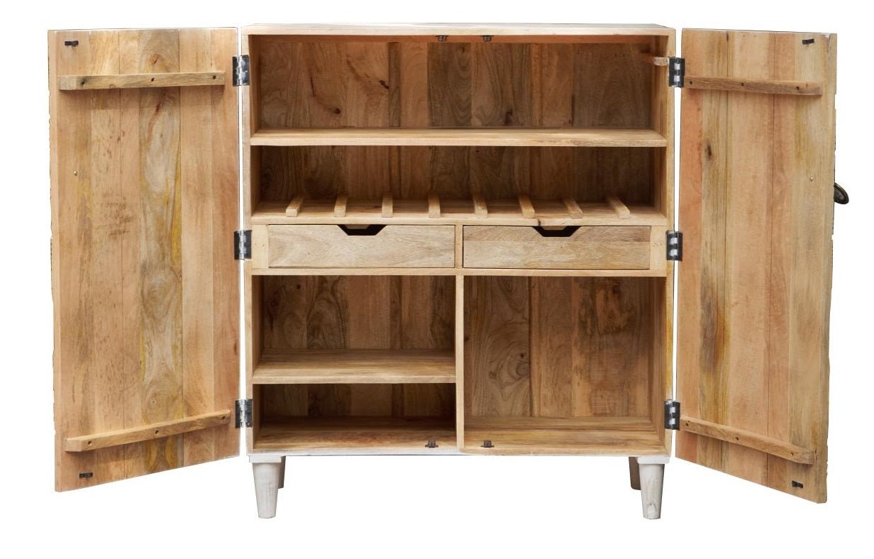 Zoe Wooden Bar Cabinet