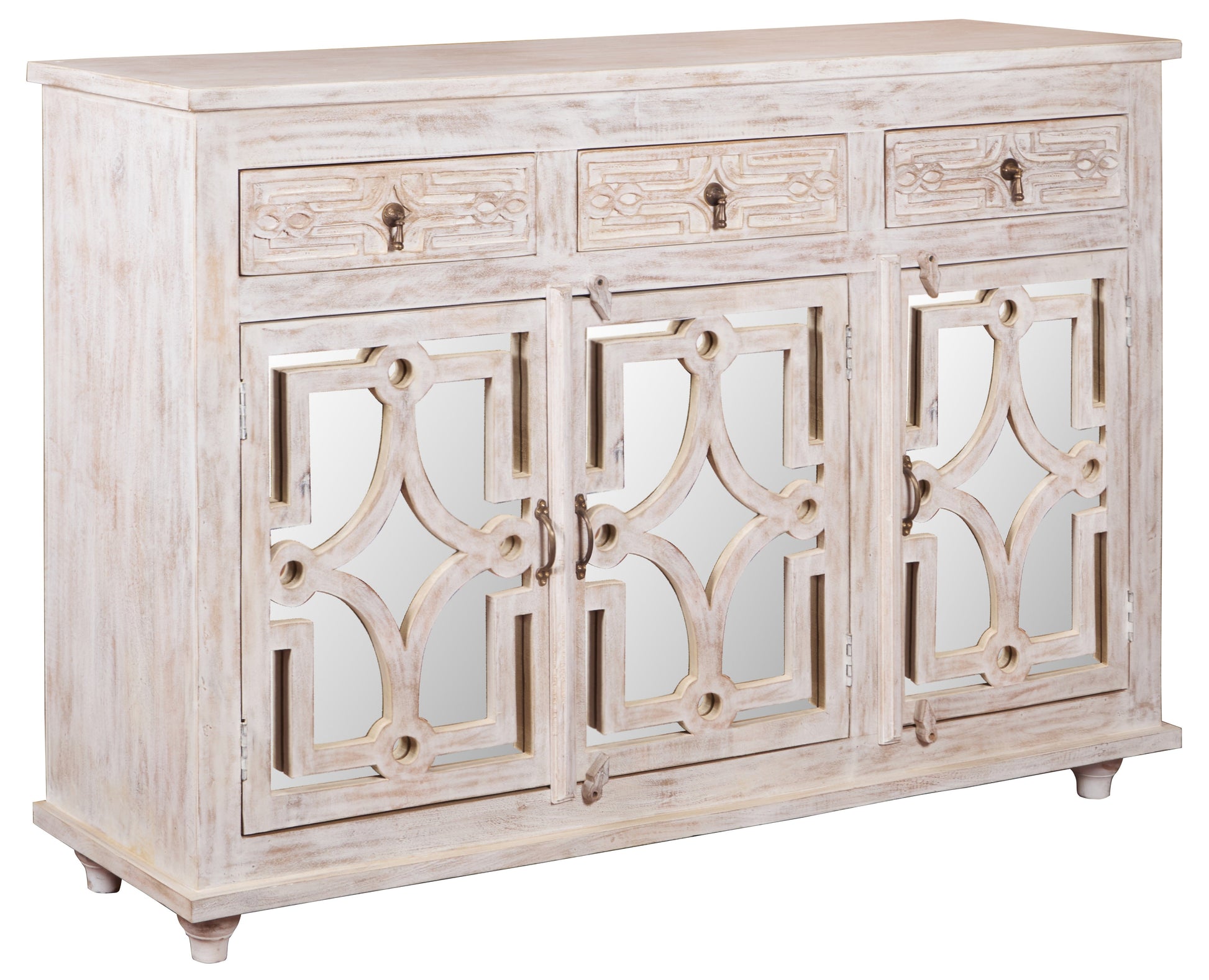 Thomas Carved Wooden SideBoard