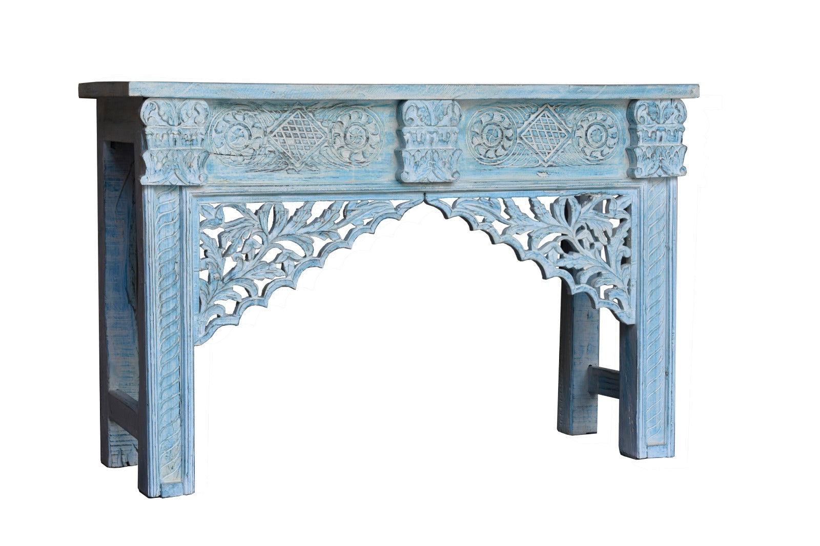 Kah Lai Hand Carved Wooden Console Table