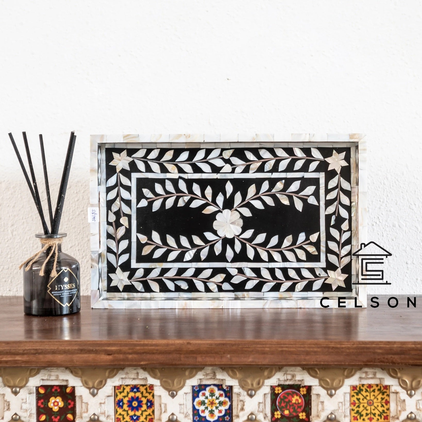 Oliver Mother of Pearl Inlay Tray