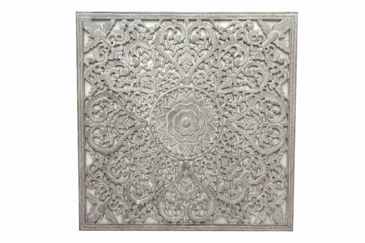 Fink Carved Wall Panel Distressed