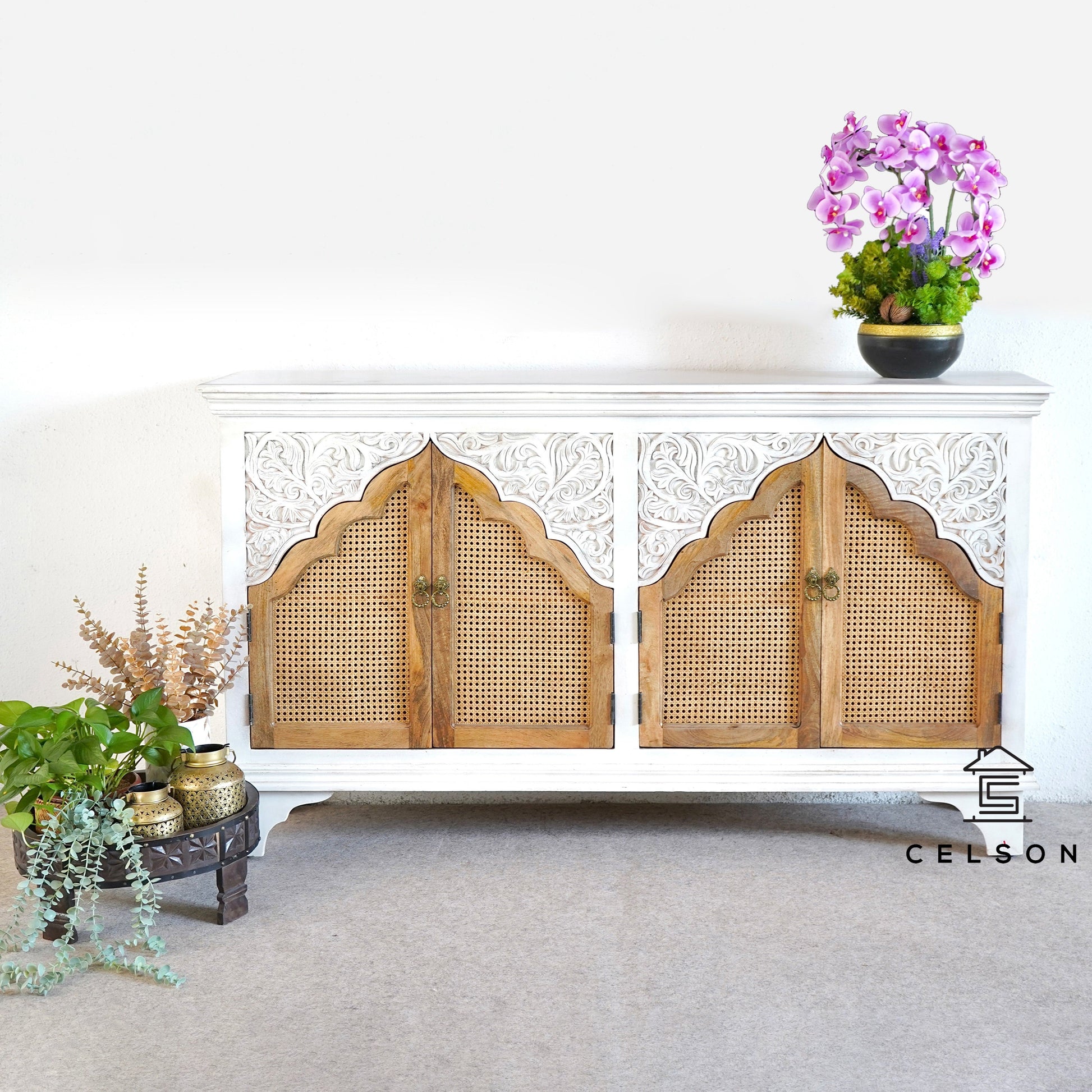 Isabelle Rattan Storage Buffet