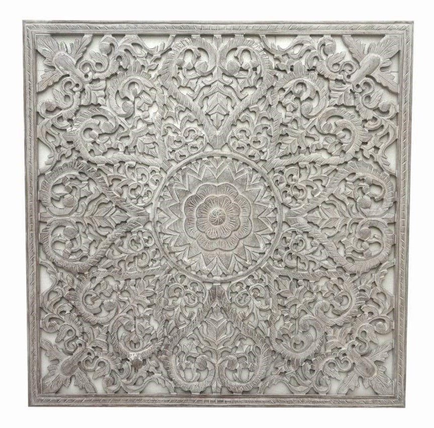 Fink Carved Wall Panel Distressed