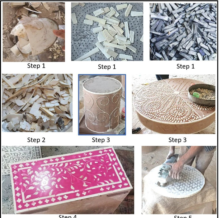 Eve Bone Inlay Dining