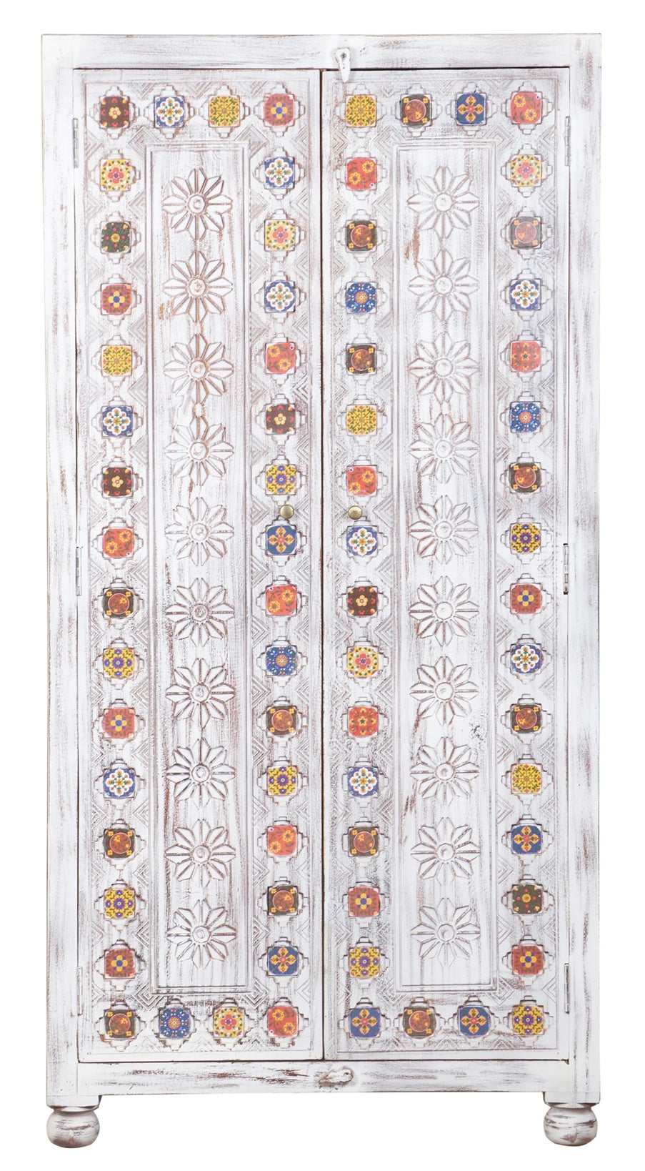 Savy Hand Carved Almirah