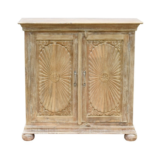 Rainne Wooden Carved Cabinet