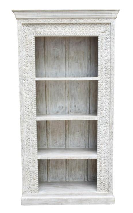 Riley Carved Bookshelf