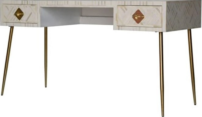 Cassidy Bone Inlay Study Table