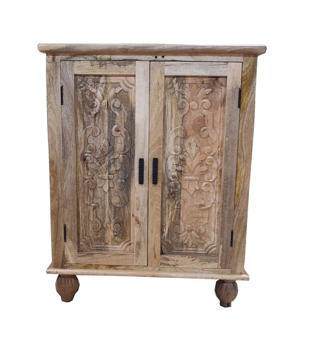 Adam Carved Wooden Chest