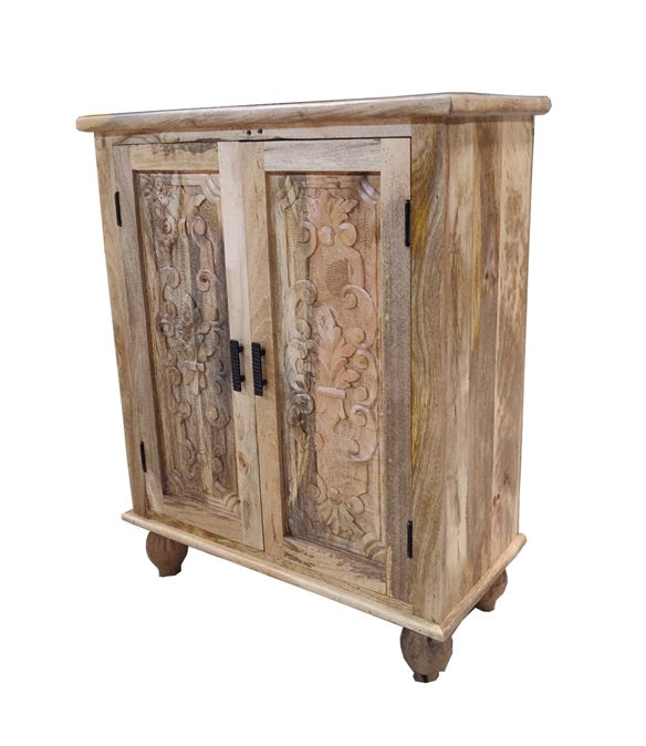 Adam Carved Wooden Chest