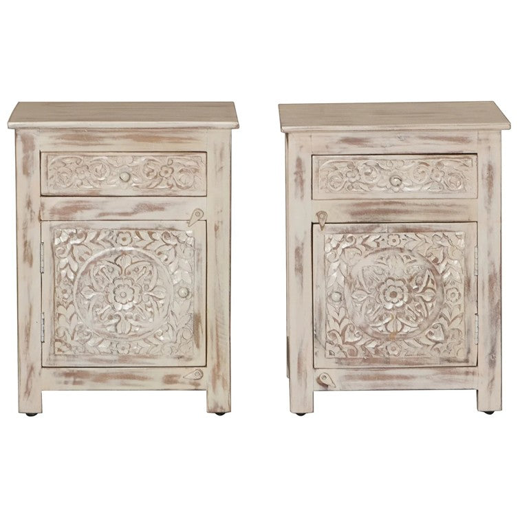 Luca Wooden Bedside Table