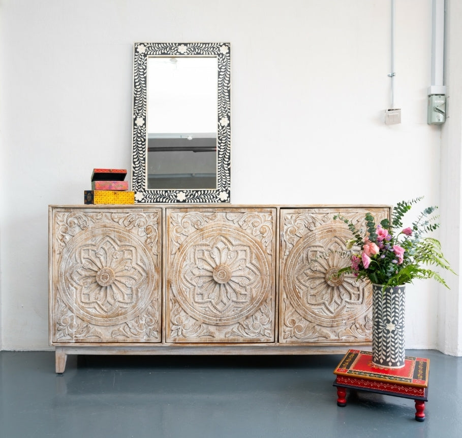 Arliss Hand Carved Sideboard