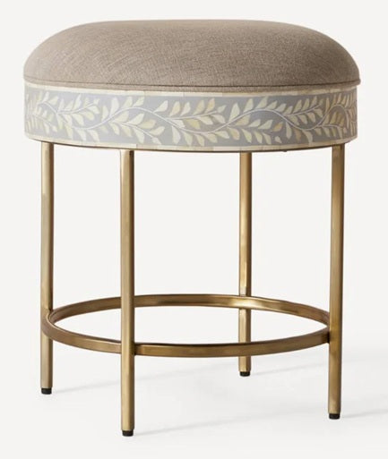 Rehman Bone Inlay Stool
