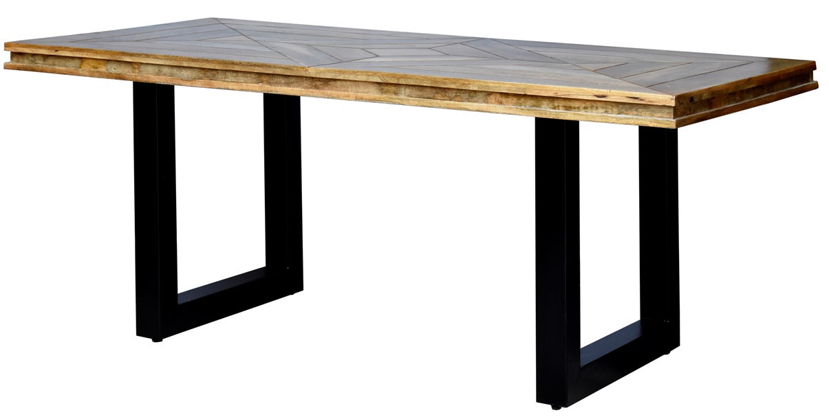 Bowie Hand Carved Wooden Dining Table