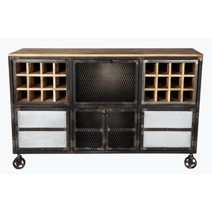 Steven Wooden Bar Cabinet