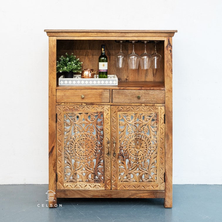 Margo Wooden Bar Counter