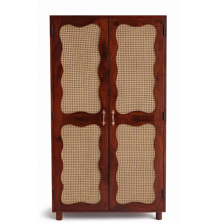 Ava Hand Carved Wooden Almirah