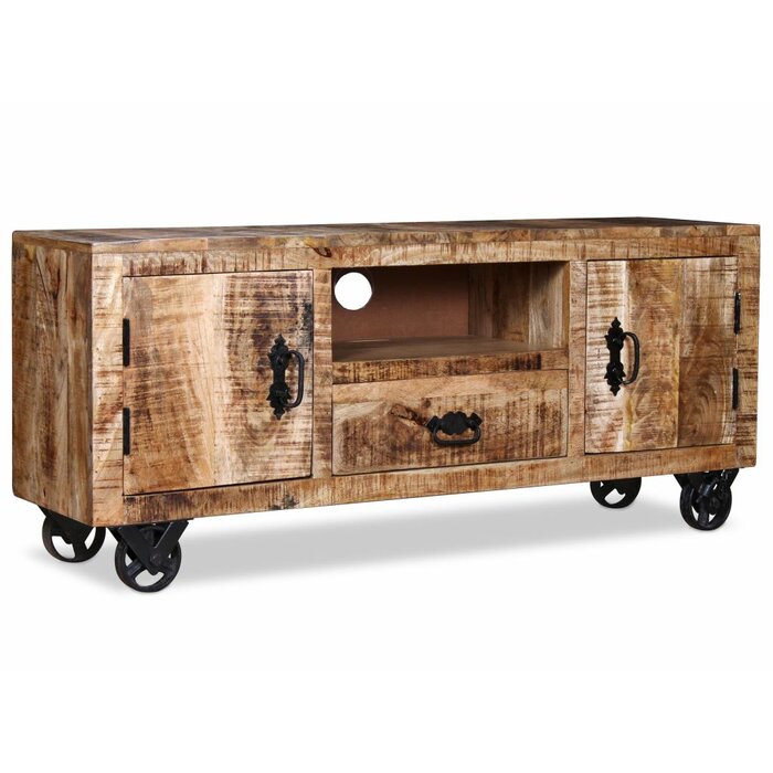 Carmine Hand Carved Wooden TV Cabinet