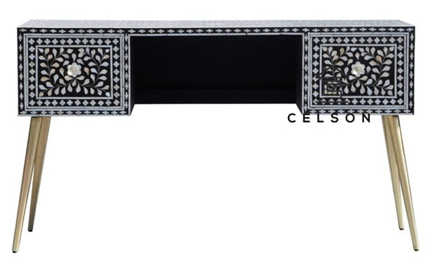 Marie Mother of Pearl Inlay Study Table