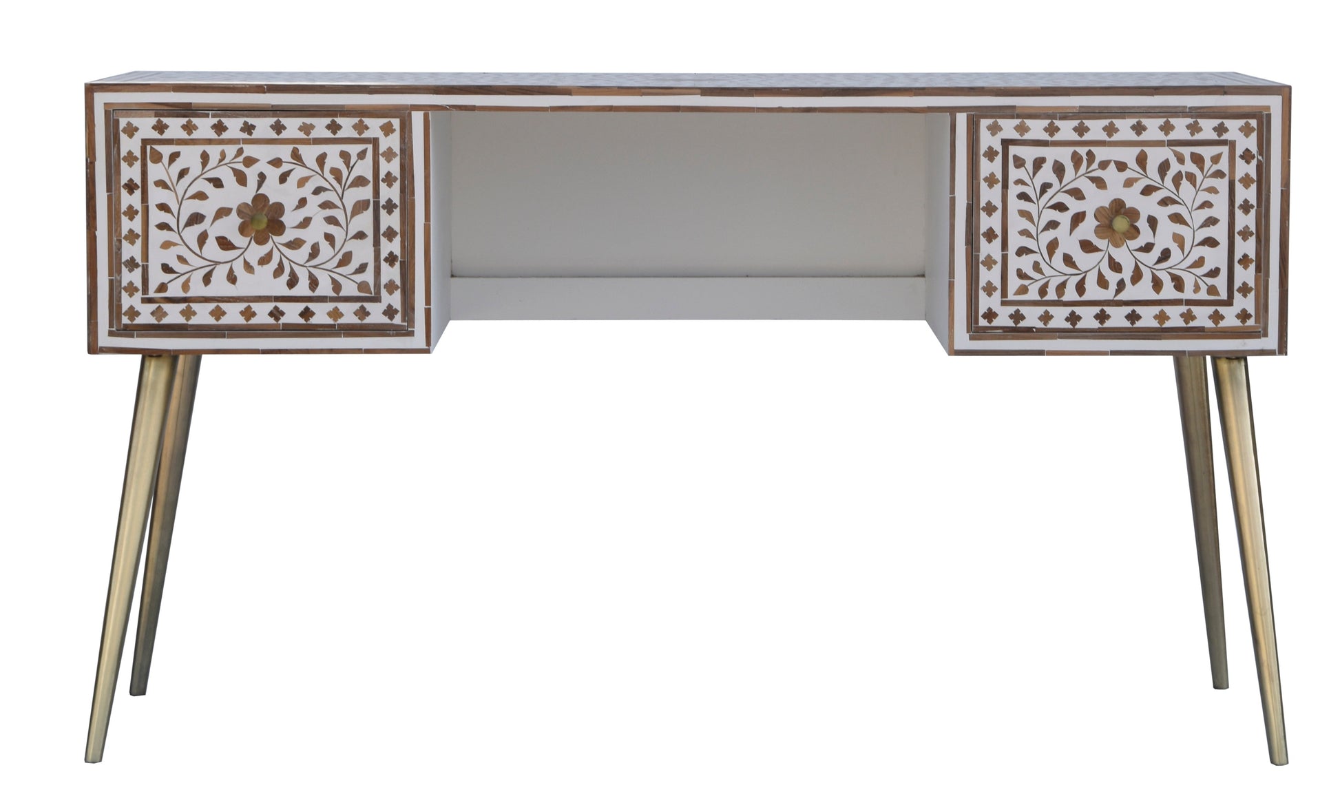 Sarah Hand Carved Wooden Study Table