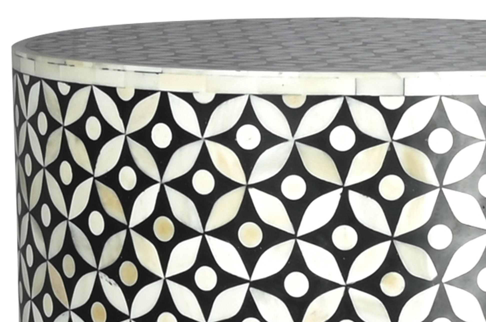 Stuart Bone Inlay Stool