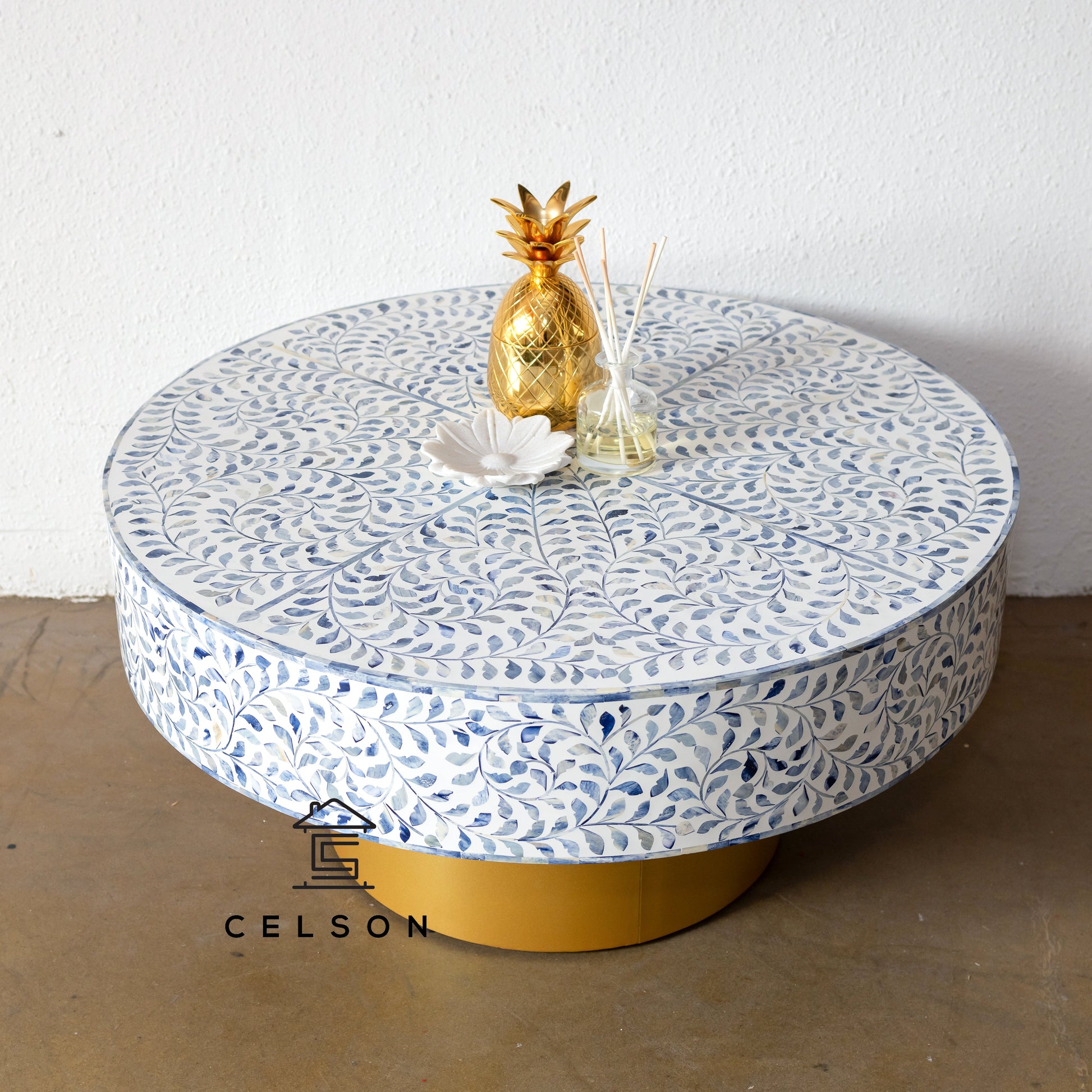 Dev Bone Inlay Coffee Table