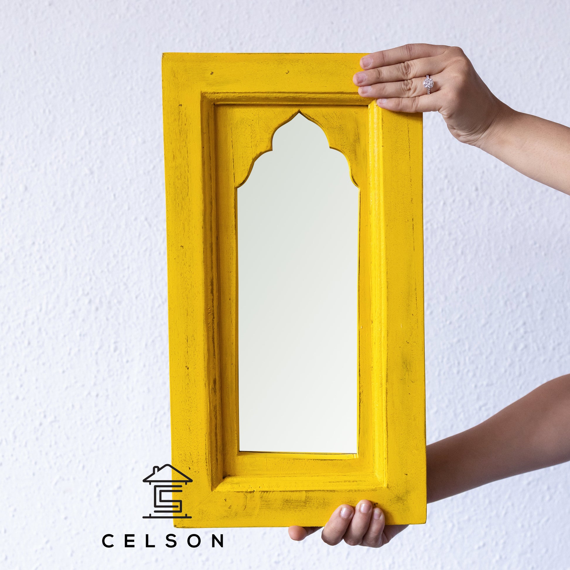 Aviel Multi Finish Wooden Mirror