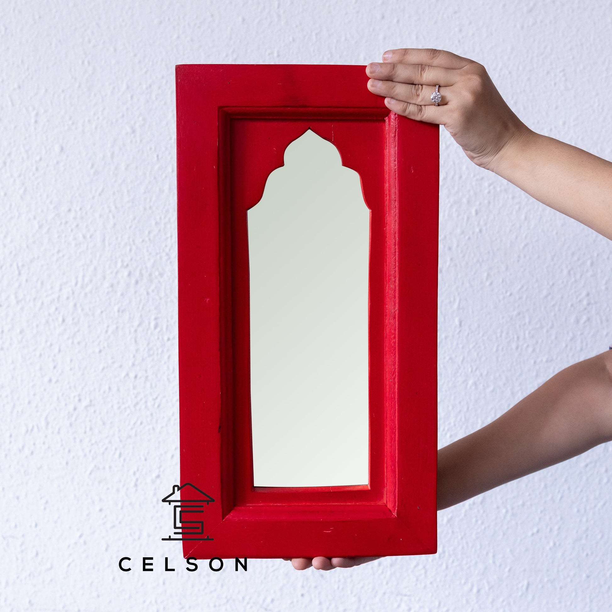 Aviel Multi Finish Wooden Mirror