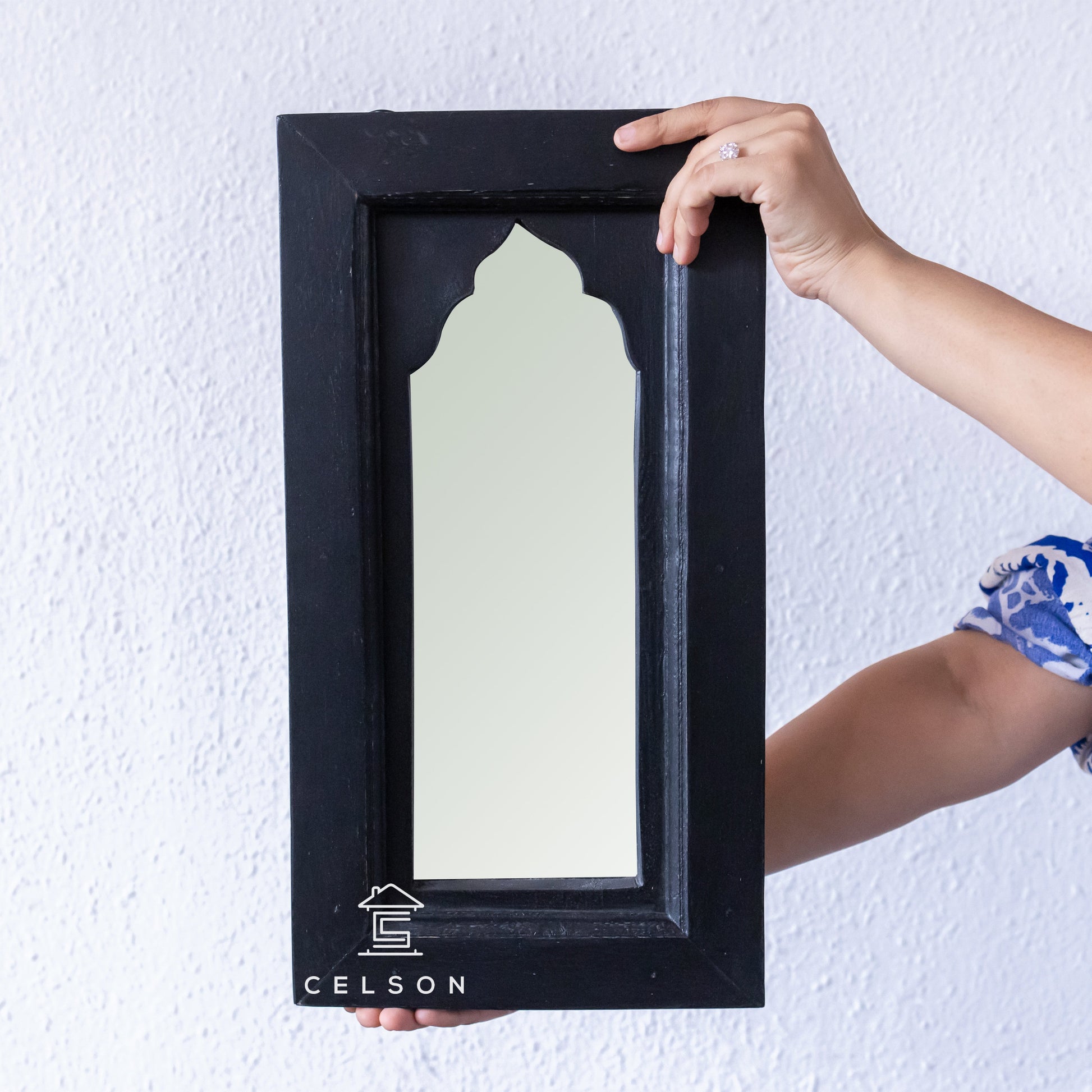 Aviel Multi Finish Wooden Mirror