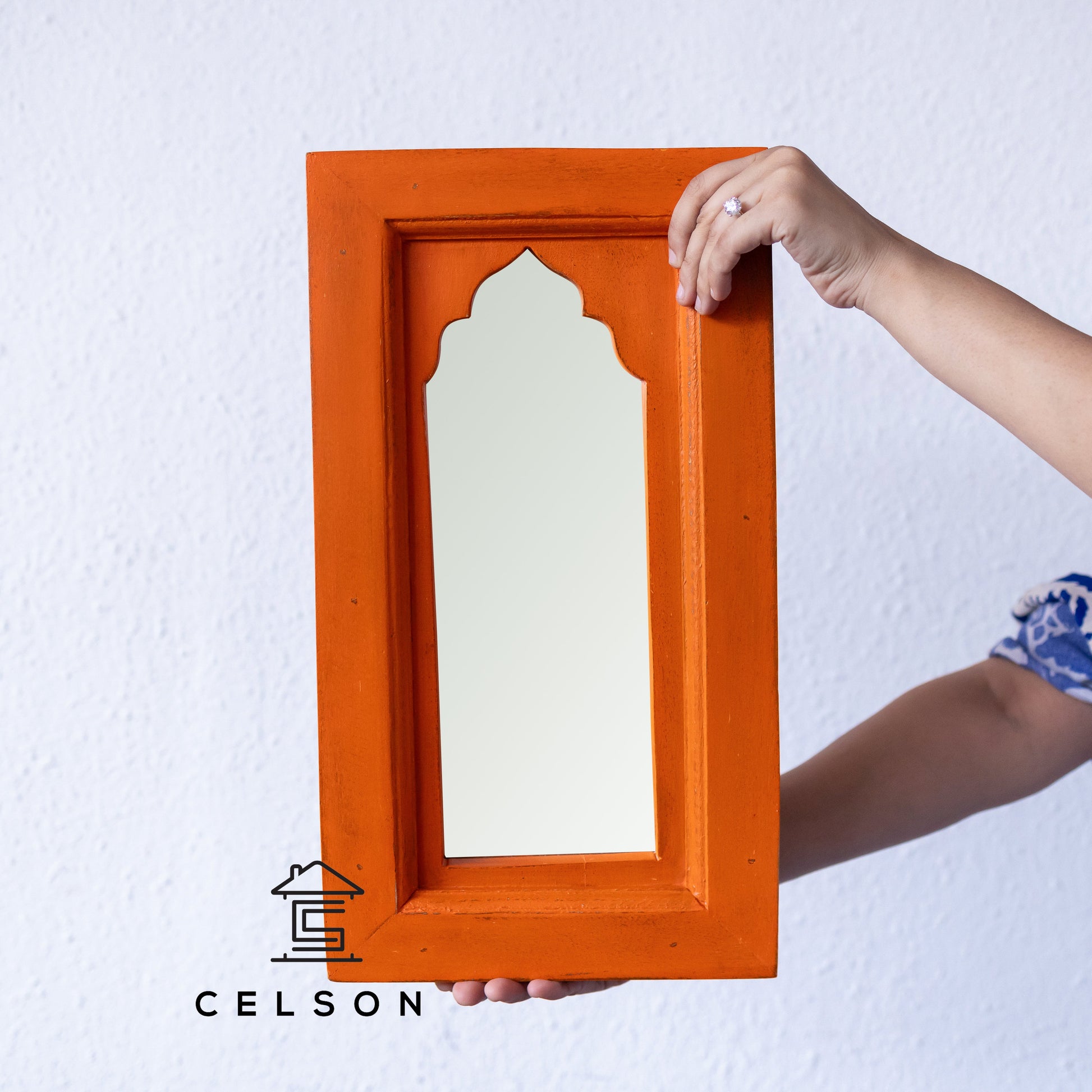Aviel Multi Finish Wooden Mirror