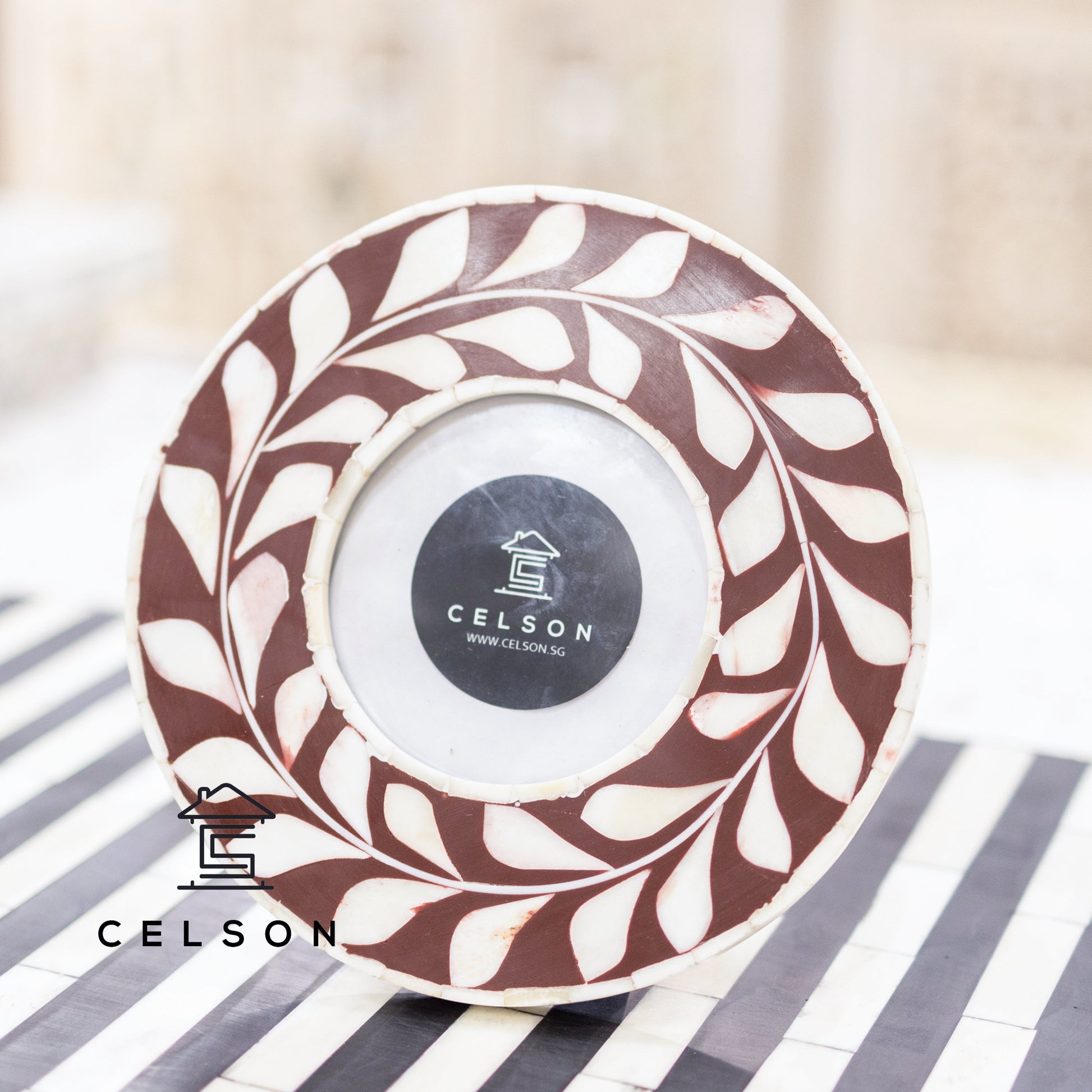 Tyson Mother of Pearl / Bone Inlay Photo Frame