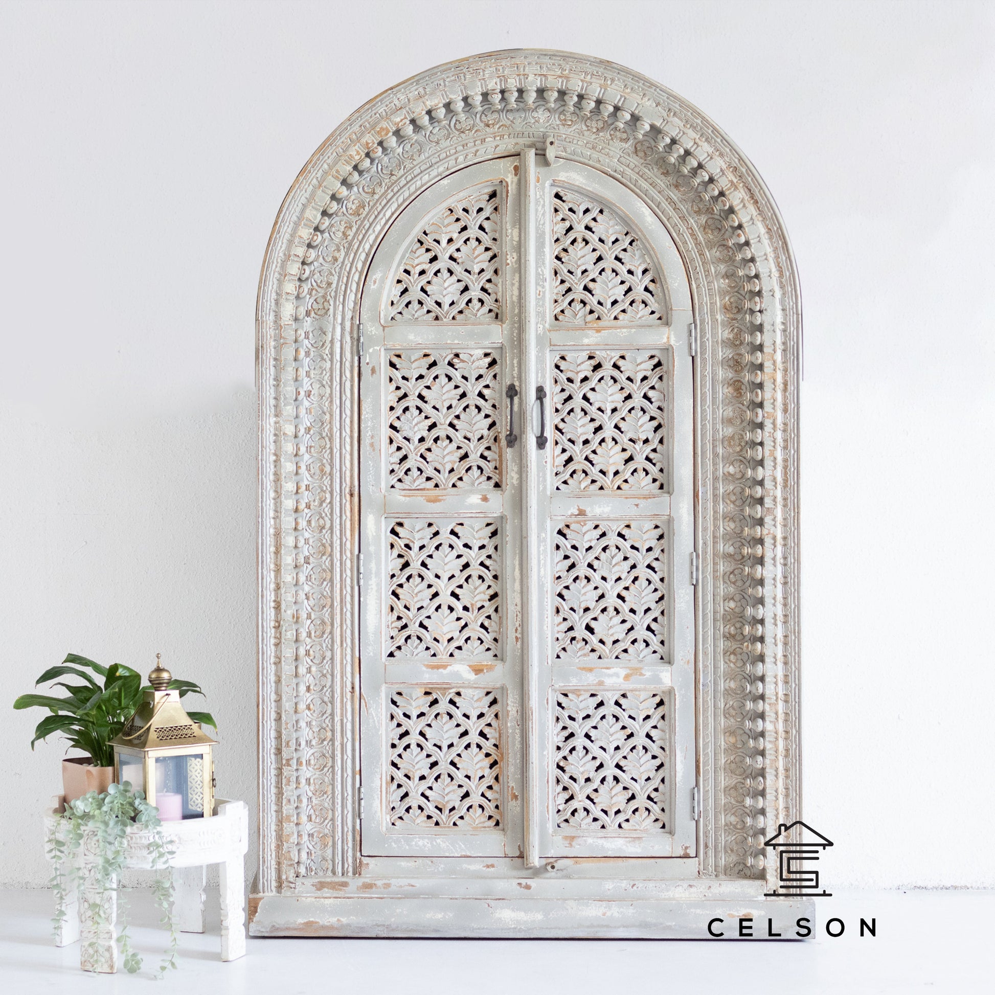 Gemma Hand Carved Almirah