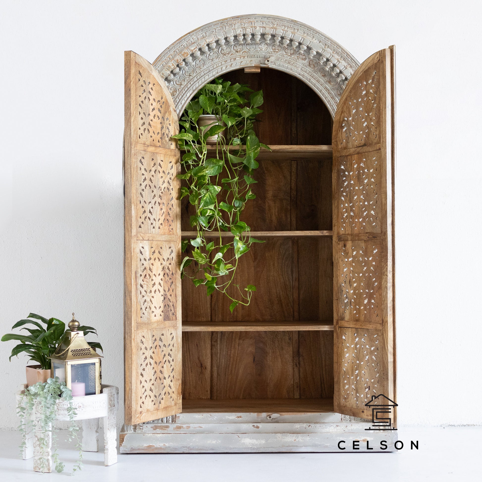 Gemma Hand Carved Almirah