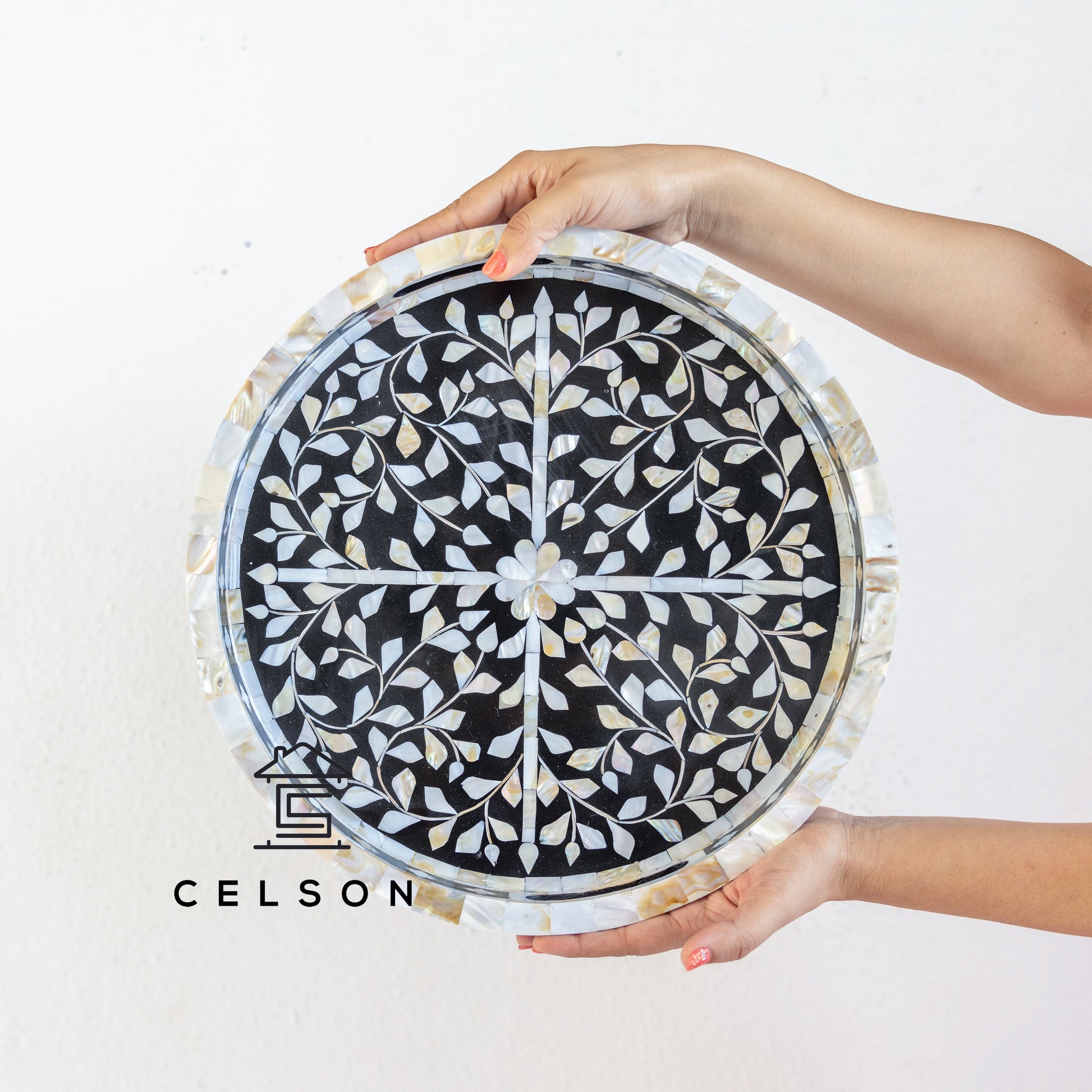 Carly Mother of Pearl Inlay Tray