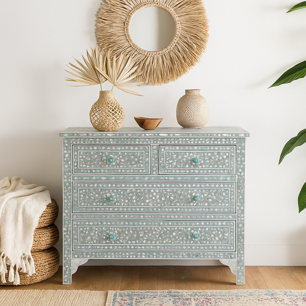 Mumbi Mother of Pearl Chest of Drawer