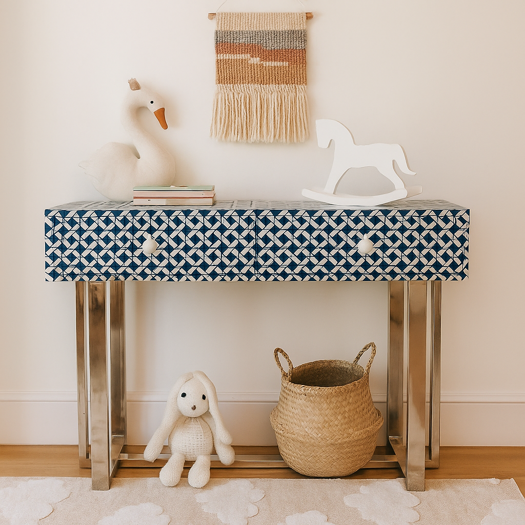 Eddie Bone Inlay Console Table