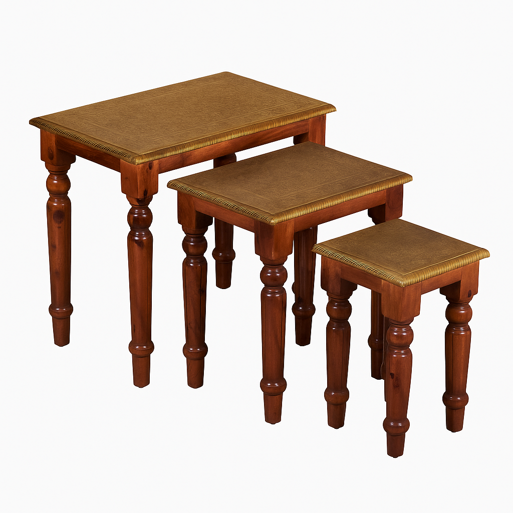 Cherry Wooden Nesting Table