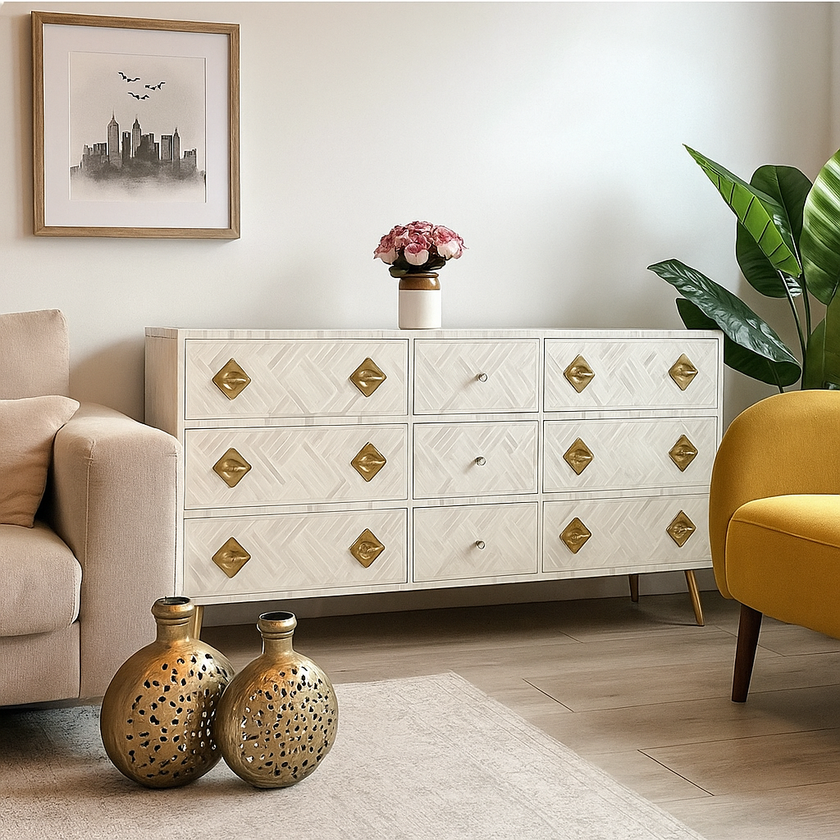 Ava Bone Inlay Dresser