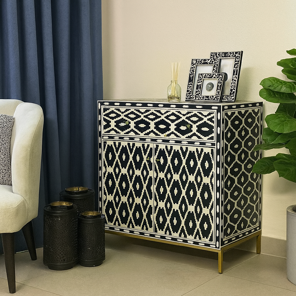 Susan Bone Inlay Cabinet