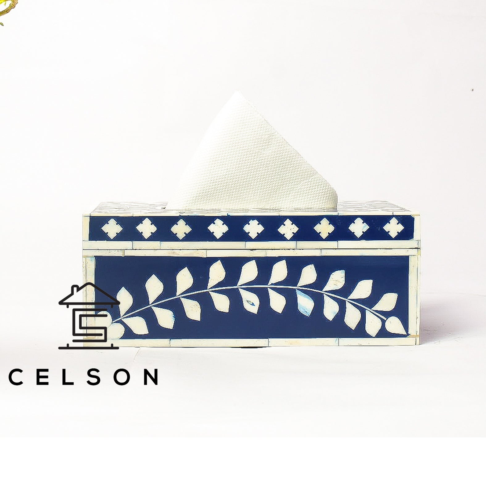 Isla Bone Inlay Tissue Box